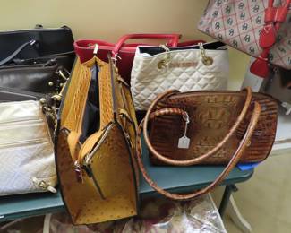 Designer purses, Dooney and Burke, Brahman, Coach, Kate Spade, Steve Madden, Louis Vuitton.