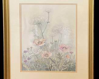 Hand Signed Mary Bertrand Lithograph