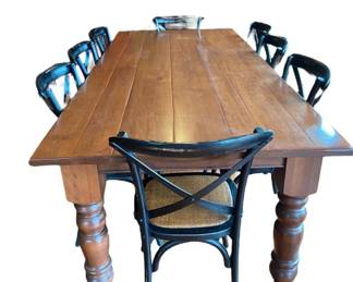 STUNNING Solid Cherry Handcrafted Table