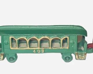 Vintage Cast Iron Train