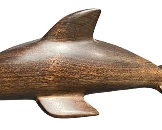 Carved Ironwood Dolphin