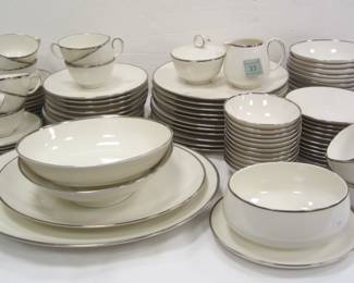 LARGE SET OF NORITAKE IVORY IVONNE CHINA