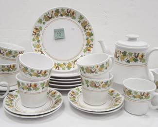 NORITAKE "HOMECOMING" JAPAN BREAKFAST SET OF DISHES