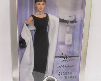 AUDREY HEPBURN AS HOLLY GOLIGHTLY IN BREAKFAST AT TIFFANY'S BARBIE DOLL
