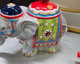 DECORATIVE ELEPHANT JAR