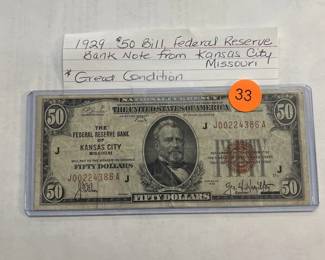 FEDERAL RESERVE BANK NOTE