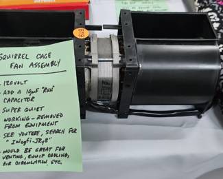 SQUIRREL CAGE FAN ASSEMBLY