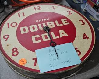 DOUBLE COLA CLOCK