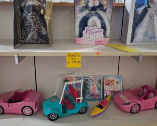 LOT OF BARBIE TOYS