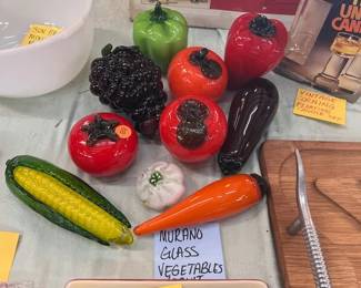 MURANO GLASS VEGATABLES