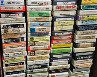 LOT OF 8 TRACK TAPES