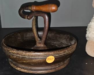 ANTIQUE NUTCRACKER BOWL