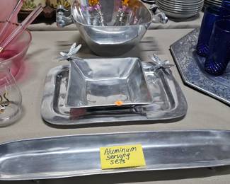 ALUMINUM SERVING SETS