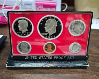 1978 COIN PROOF SET WITH EISENHOWER DOLL
