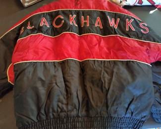 Vintage Blackhawks Warm Up Jacket