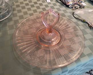 Pink Depression Glass Mayfair