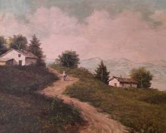 Signed Oil On Canvas