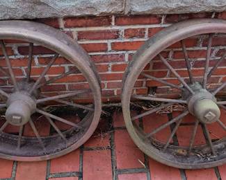 Original Antique Wagon Wheels