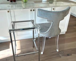1 lucite chair $80