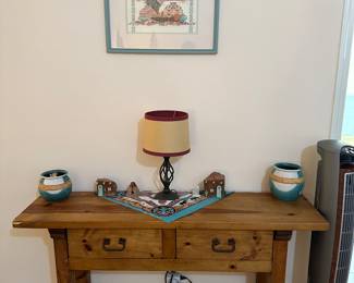 Sofa/Entry Table (Matches TV Armoire) ; 53" x 13.5" and 30" tall 