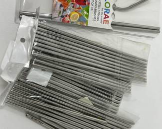 Lot 89 | New Reusable Straws & Chopsticks

