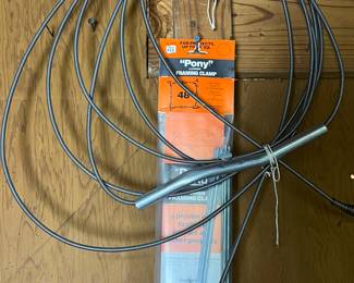 Lot 223 | Drain Snake & Framing Clamp
