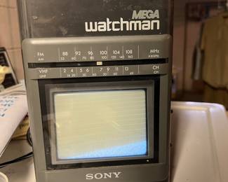 Lot 240 | Vintage Sony Watchman Turns On
