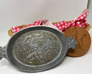 Lot 28 | Give Us This Day Our Daily Bread Platter
