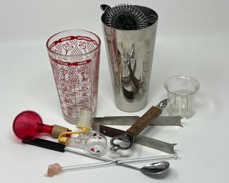 Lot 34 | Vintage Bar Drinkware
