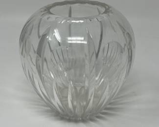 Lot 20 | Cut Crystal Vase Chip on Rim
