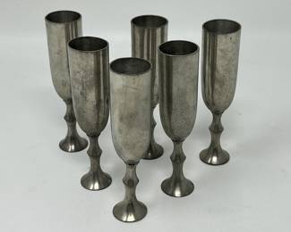 Lot 92 | Metawa Cordial Glasses Holland Pewter
