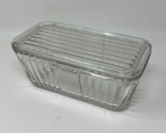 Lot 55 | Glass Fridge Box w Lid Anchor Hocking
