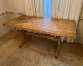 Lot 101 | Butcher Block Dining Table
