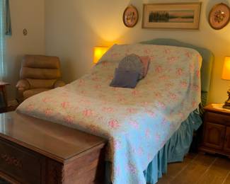 Adjustable Full Size bed(chest & recliner have been sold).