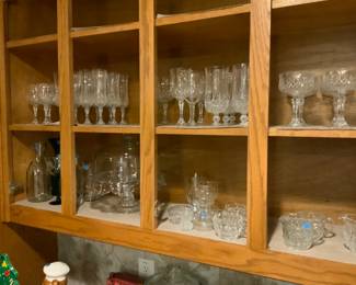 Crystal Stemware. Misc. Glassware.