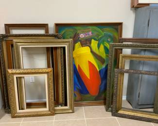 Large Canvases & picture Frames.