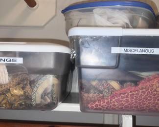 Fringe and miscellaneous sewing notions 