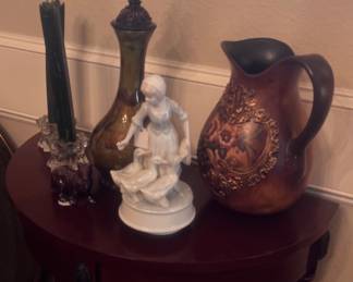Huge selection of collectible vases and pitchers 