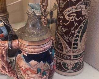 Vintage Beer Steins 