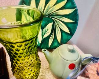 Colored glass vases 30+