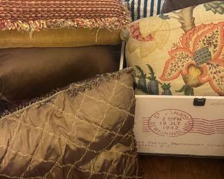 Very large collection of pillows!