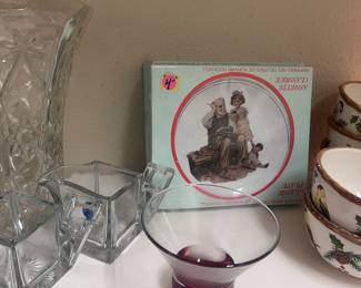 Vintage collection of plates, bowls,  sugar and creamers  