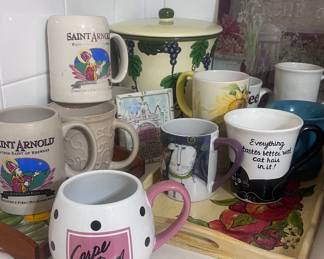 Various coffee cups