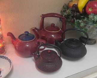 Lots of tea pots
