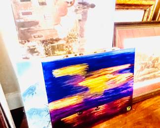 Acrylic on canvas paintings