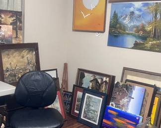 Office chairs. Huge wall art selection 