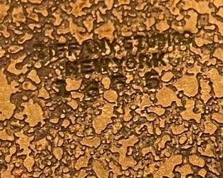 Mark on bottom of Tiffany Box