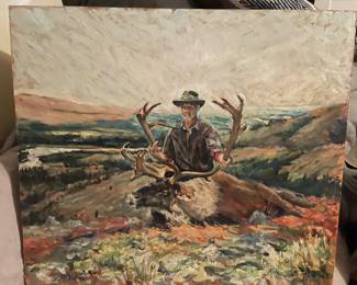 Oil Painting of Hunter
