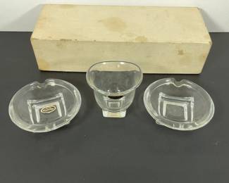 Vintage Cambridge Smoking set