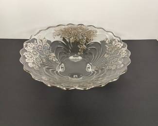 Vintage Silver overlay Bowl
